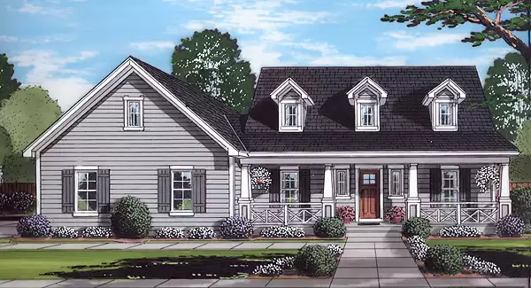 image of bungalow house plan 7196